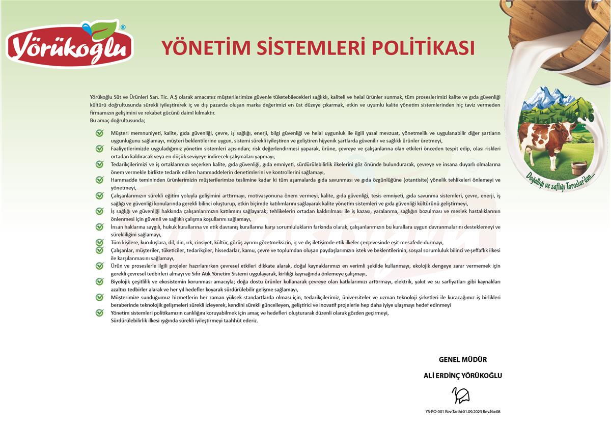 Sertifikalarımız